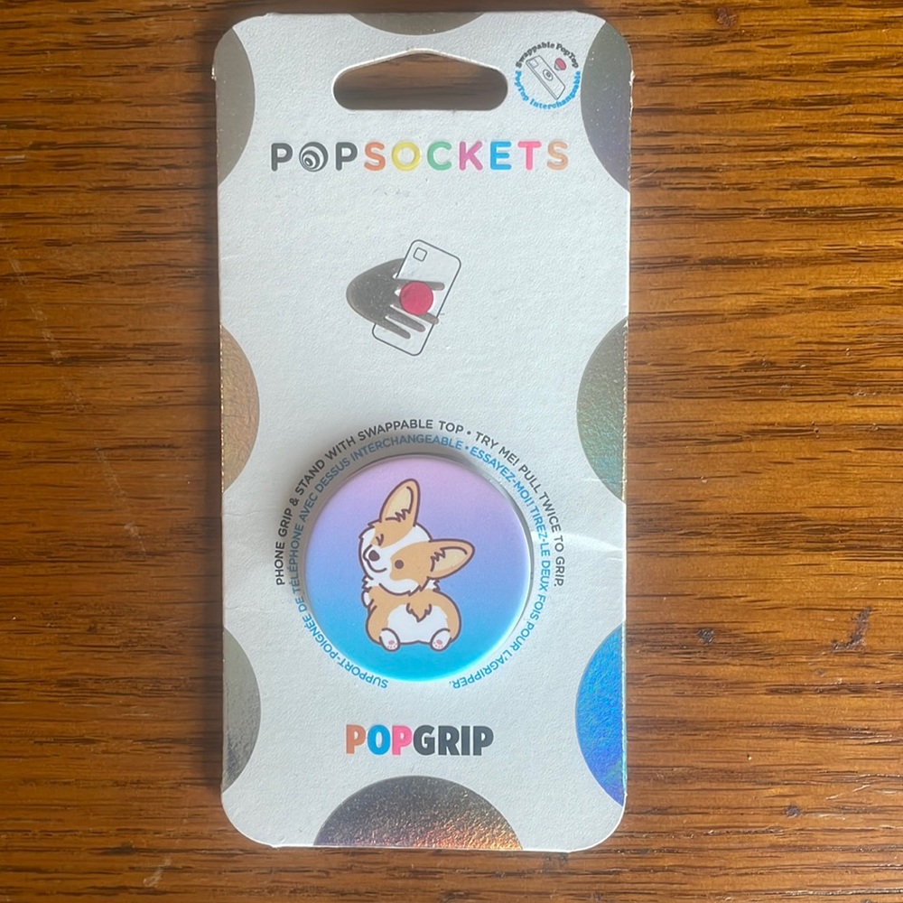 swappable doggy popsocket 🐶